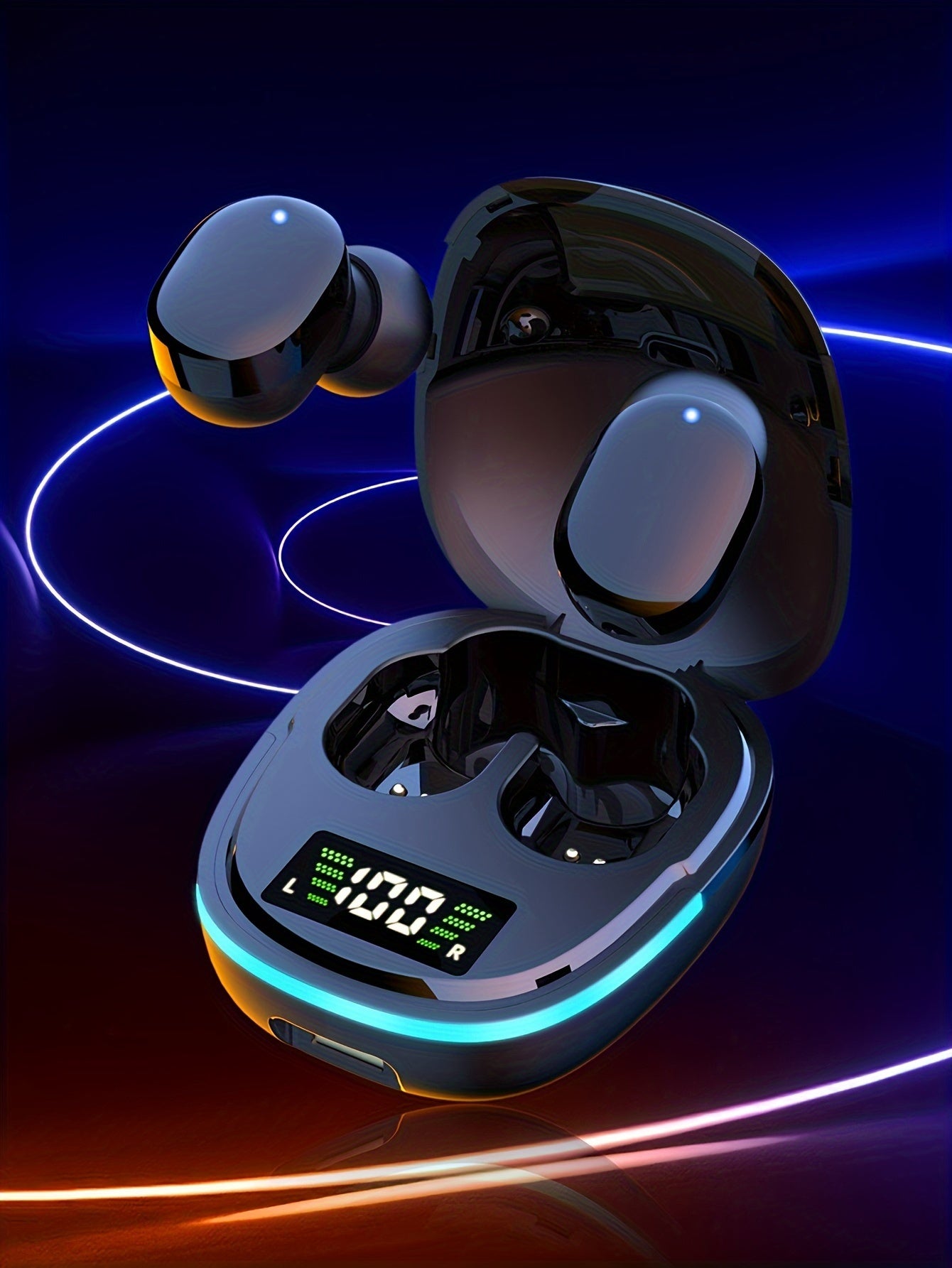 2025 Year New Wireless Earphones Headphones with LED Display Touch In-EarTWS Wireless Earbuds Sports Music Game Headset for IOS/Android
