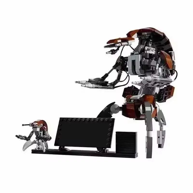 New MOC combat robot model home decor building blocks for boys as holiday gifts