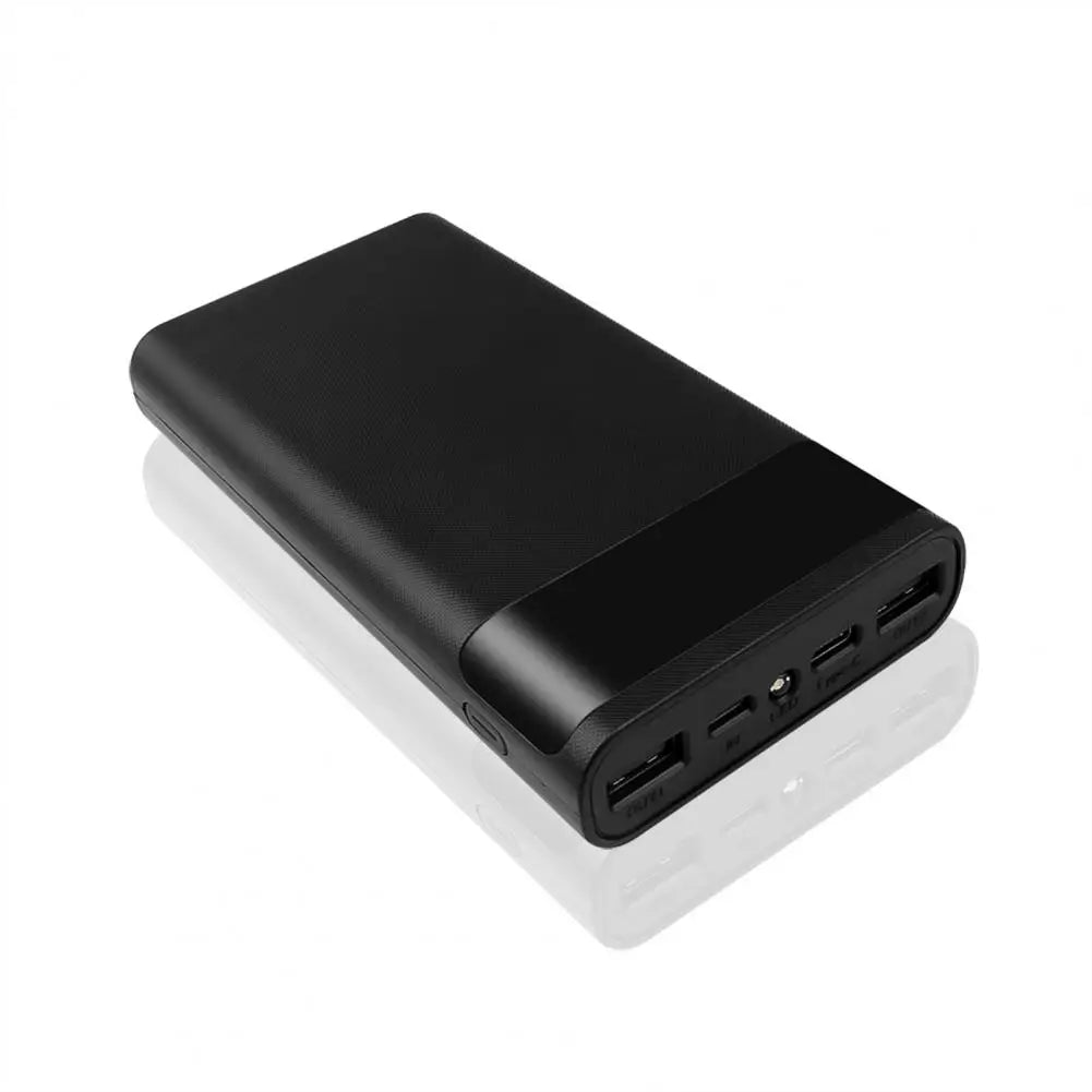 Convenient Power Bank Box 5V 2A 6x18650 Mobile Battery Charger Box Plug Play 20000mAh Power Bank Case Phone Supply