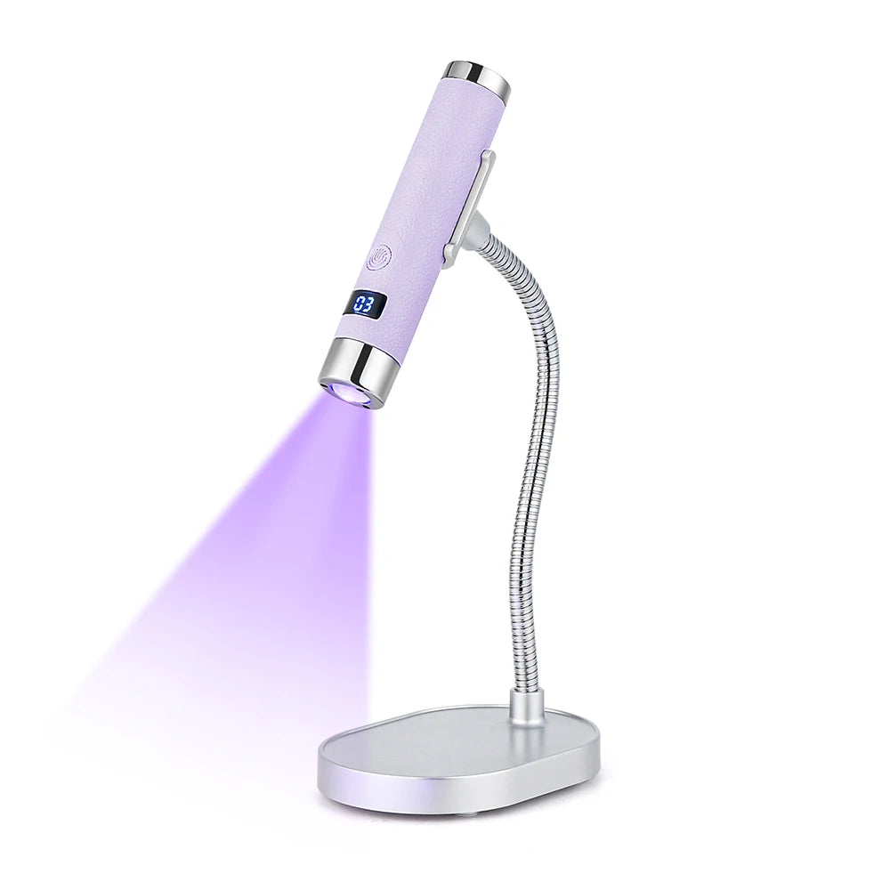 Handheld UV Nail Lamp 2-in-1 Nail Dryer Cordless UV Light Nail Lamp Dryer Nail Curing All Gel Polish Manicure Lamp Nail Art Tool