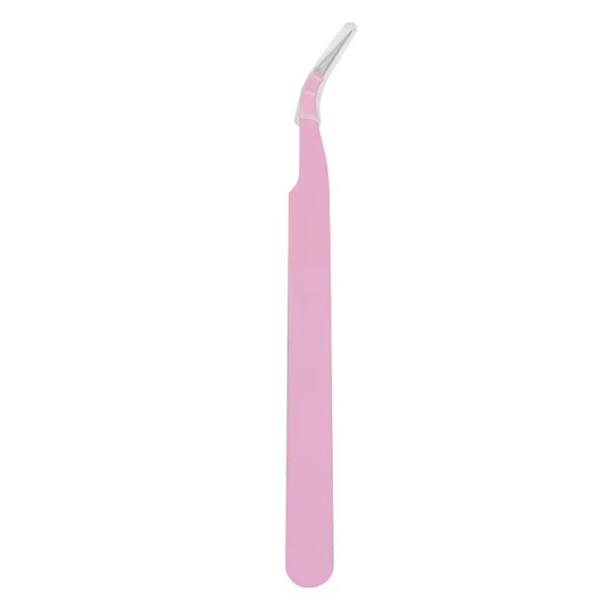 1/2pcs Pink Eyelash Curler Beautician Eyelash Extension Tool Craft Specific Precision Eyelashes Sticker Tweezers Gift