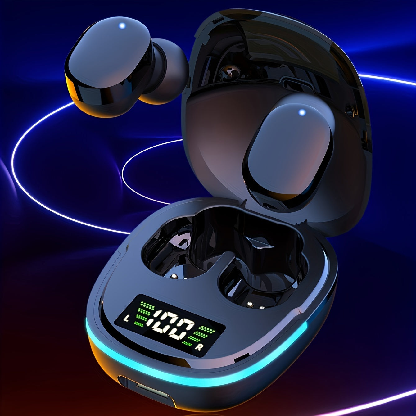 2025 Year New Wireless Earphones Headphones with LED Display Touch In-EarTWS Wireless Earbuds Sports Music Game Headset for IOS/Android