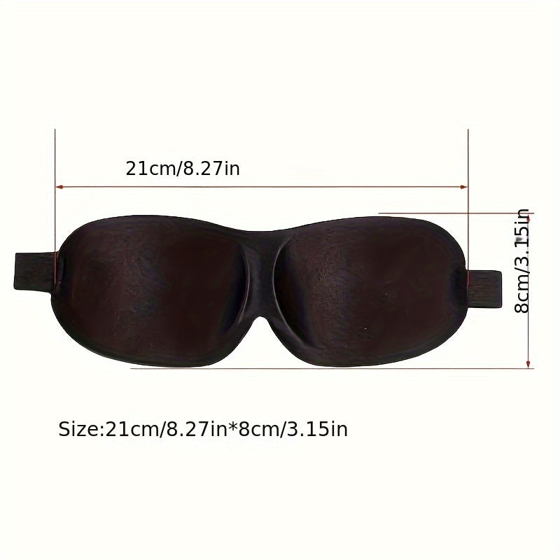 1/3/5/10 Pack Pure Blackout 3D Contoured Eye Mask for Adults - Heavy Duty Hypoallergenic & Fragrance-Free, Soft Ergonomic Fit (Men & Women) - Travel, Home, Office Use, No Leakage, Beige-Friendly - Ideal Gift for Night