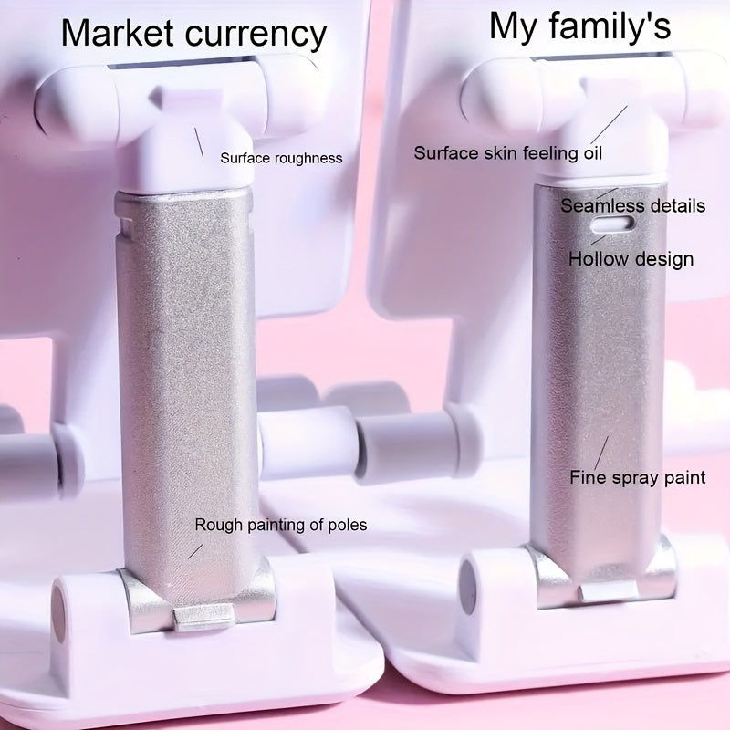 Set of 2 Portable, Foldable Phone Holders That Work with All Smartphones, Available in Two Colors