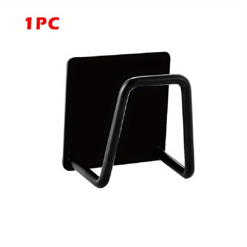 1PC Kitchen Sponges Holder Self Adhesive Sink Sponges Drain Drying Rack 304 Stainless Steel Storage Holder Kitchen Sink Accessories