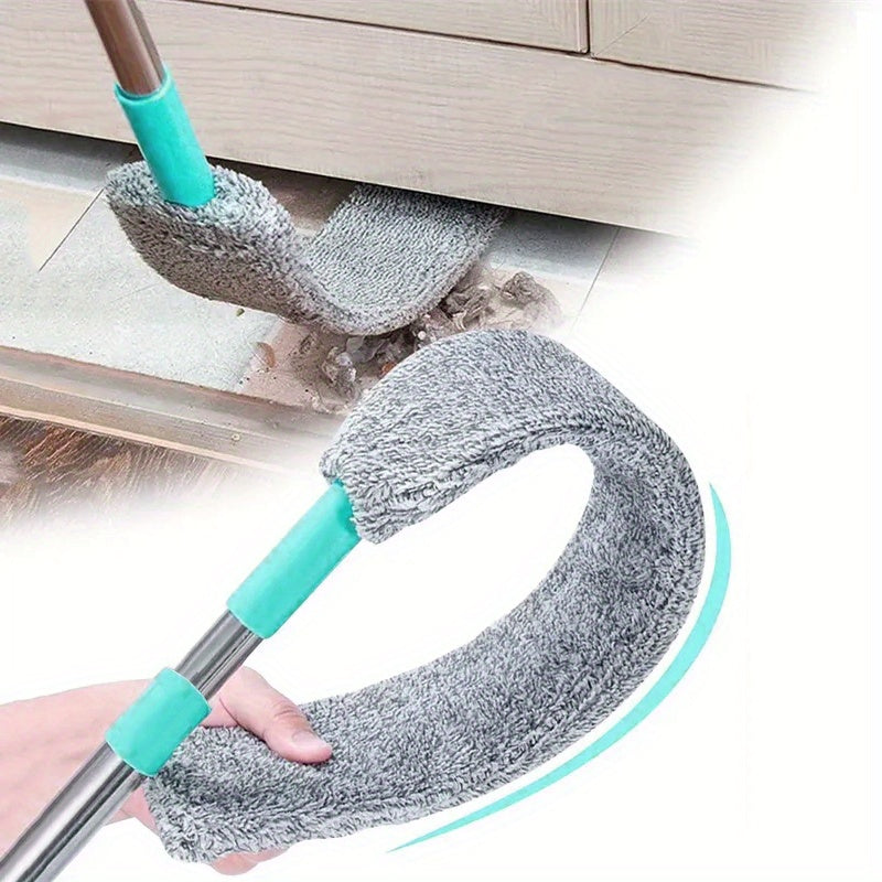 [1set Microfiber Dusting Brush] 1set, Microfiber Extendable Dust Duster | Washable Retractable Crevice Dust Cleaner, Dry Wet Dual-use Cleaning Brush, Multipurpose Dust Removal Brush | Suitable For Sofa Bed And Furniture Botto