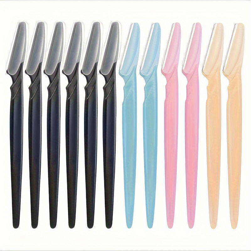 Set of 3 to 24 Eyebrow Razors And Facial Hair Trimmers, Grooming Kit for Both Men And Women to Remove Facial Hair.