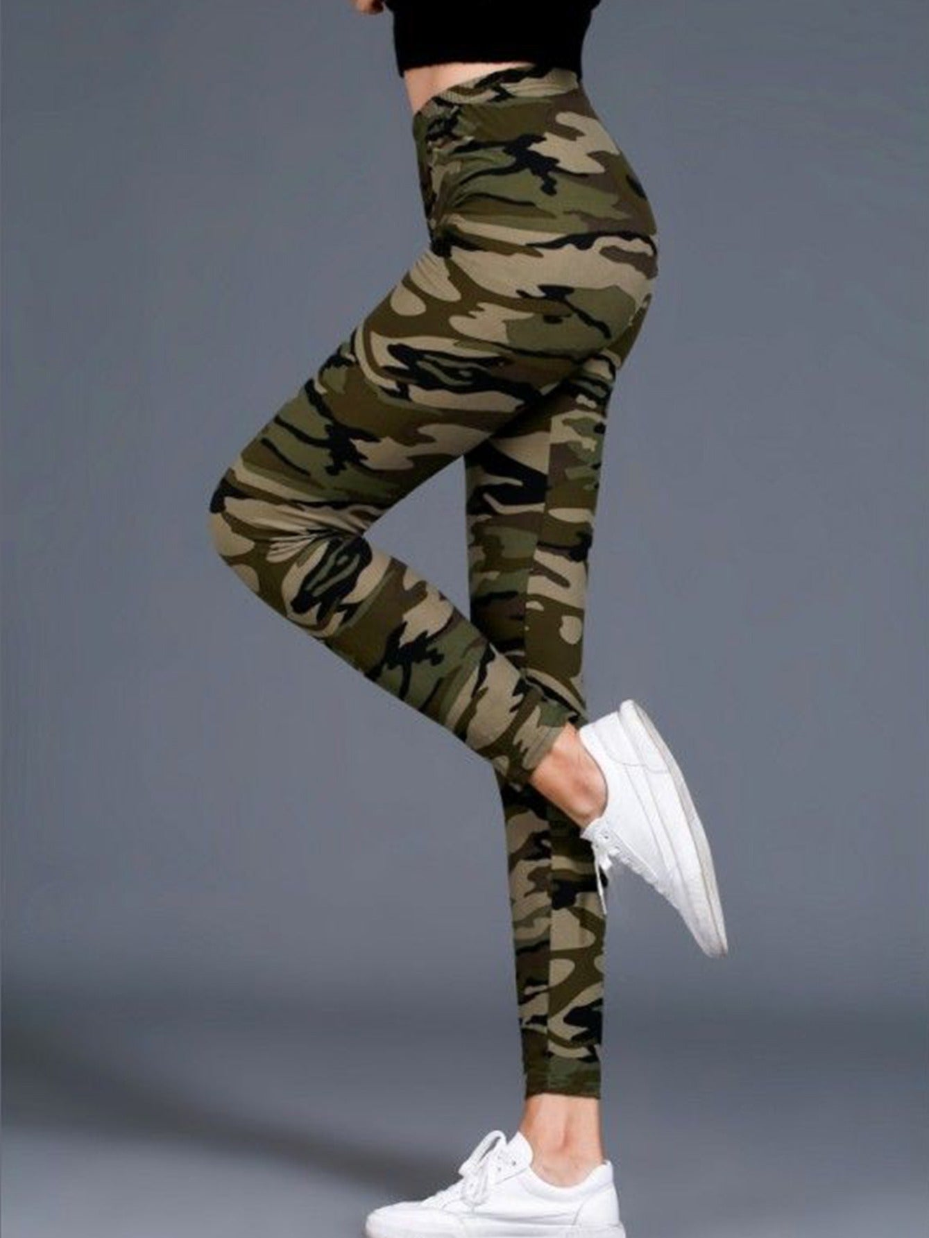 [Floral Leggings] High Waist Floral Printed Women's Leggings | Casual Sweatpants Pants