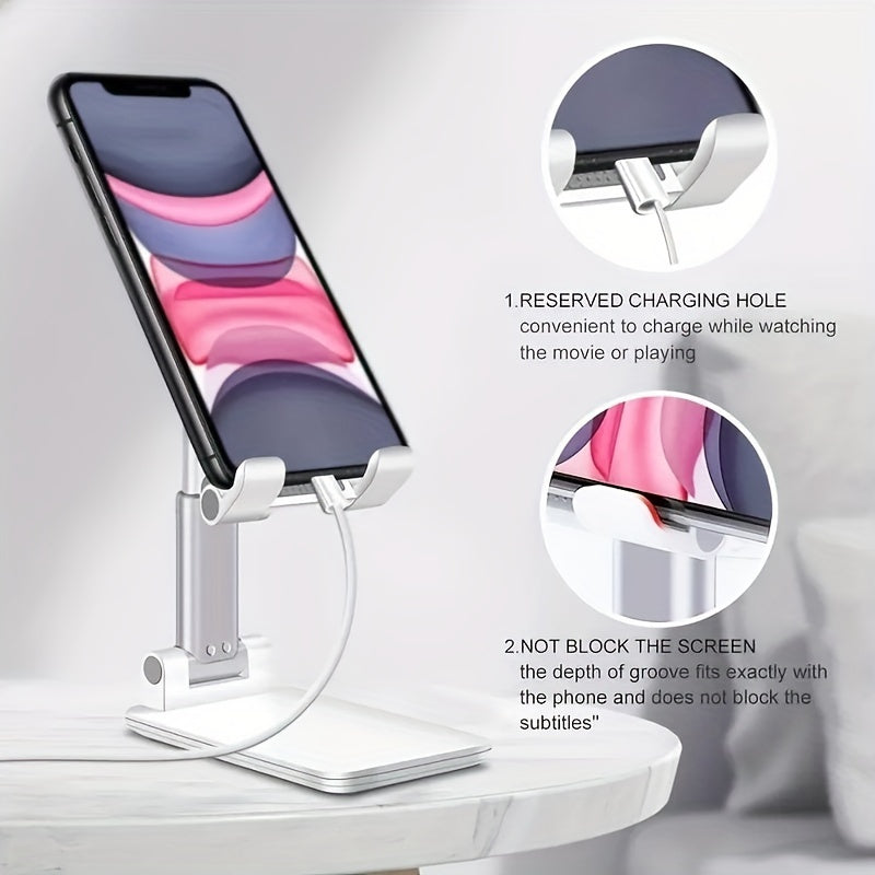 Set of 2 Portable, Foldable Phone Holders That Work with All Smartphones, Available in Two Colors