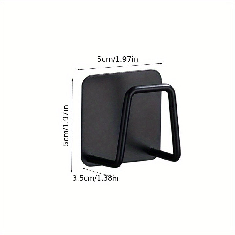 1PC Kitchen Sponges Holder Self Adhesive Sink Sponges Drain Drying Rack 304 Stainless Steel Storage Holder Kitchen Sink Accessories