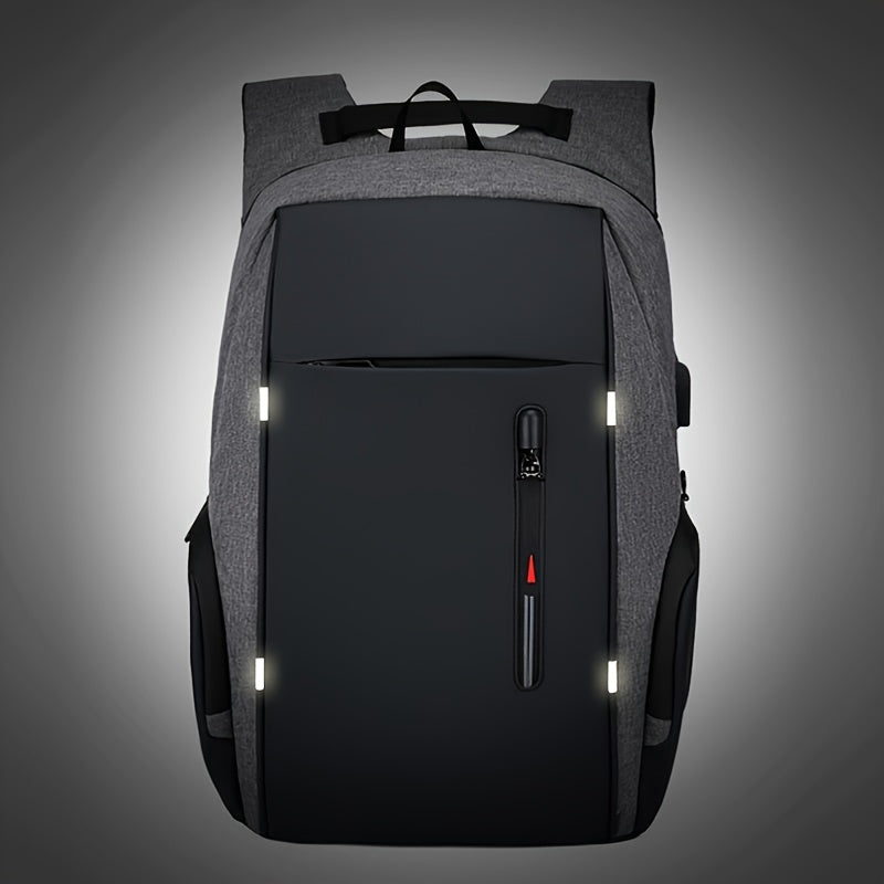 Men's Anti-theft Laptop Backpack, Travel Large Capacity Business Bag Shoulder Bag
