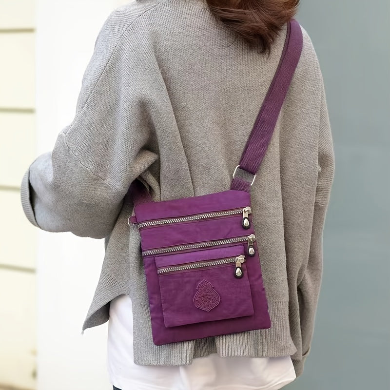 [Casual Crossbody Bag] Lightweight Crossbody Small Bag | Women's Casual Travel Close-Fitting Coin Purse Nylon Cloth