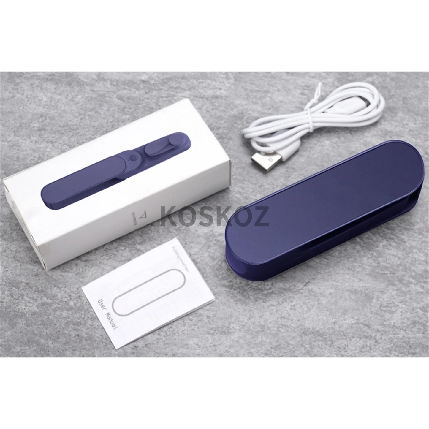 Portable Handheld Fan, 2 IN 1 Mini Hand Fan, USB Rechargeable Personal Foldable Fan for Indoor, Small Pocket Fan for Outdoor