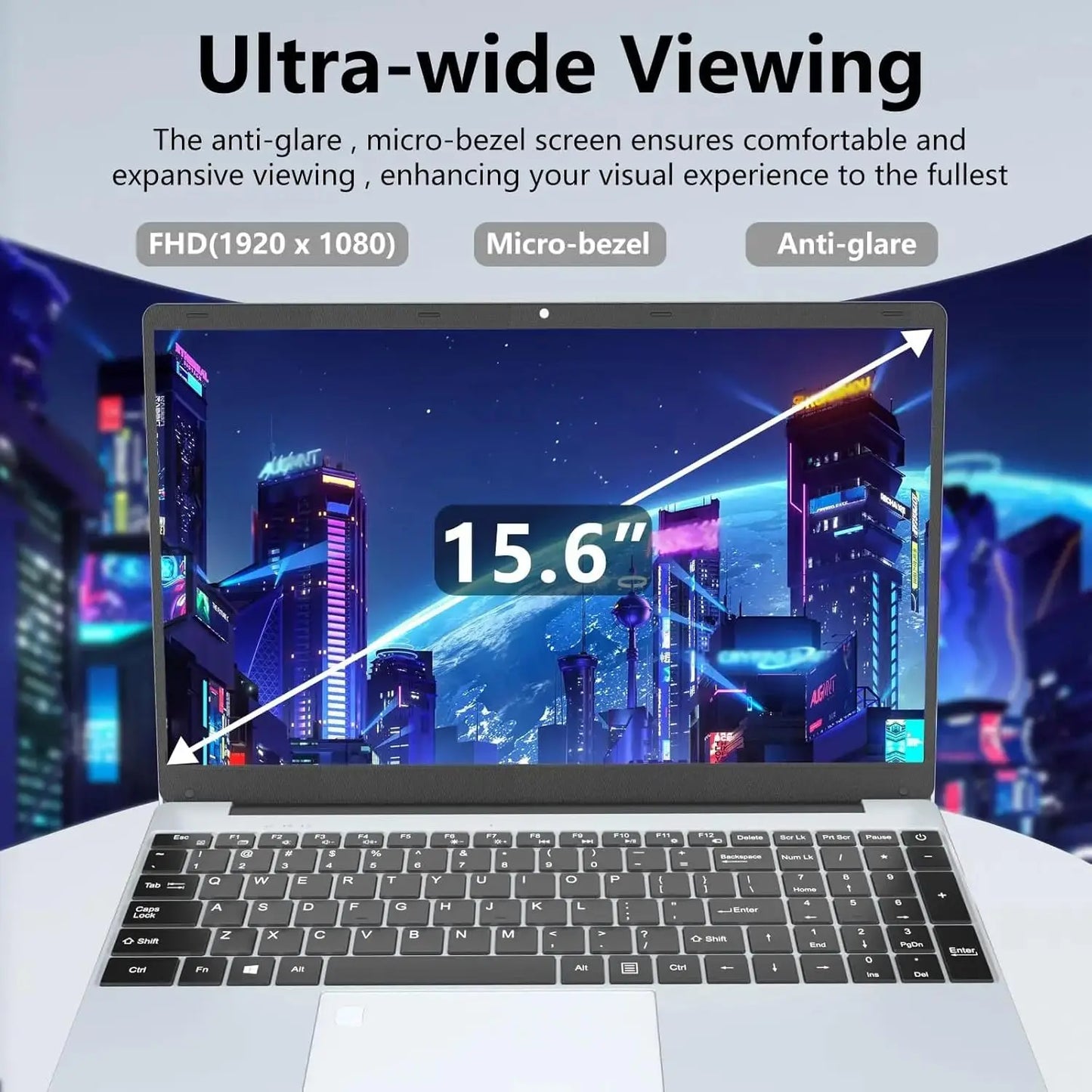 Windows 11 Intel Core i7 8500Y N4000 15.6 inch Portable Laptop Fingerprint Unlock Notebook 16GB 1TB 2TB Gaming Laptops Computer