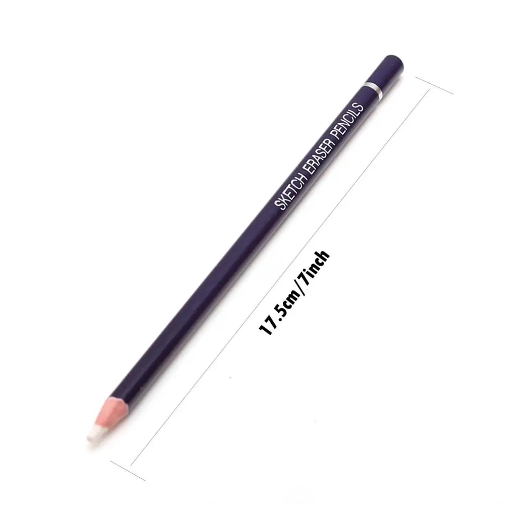 Eraser Pencil, Pen Style, Rubber Revise Details, Highlight Modeling For Manga Design Drawing Art Supplies, Set of 6