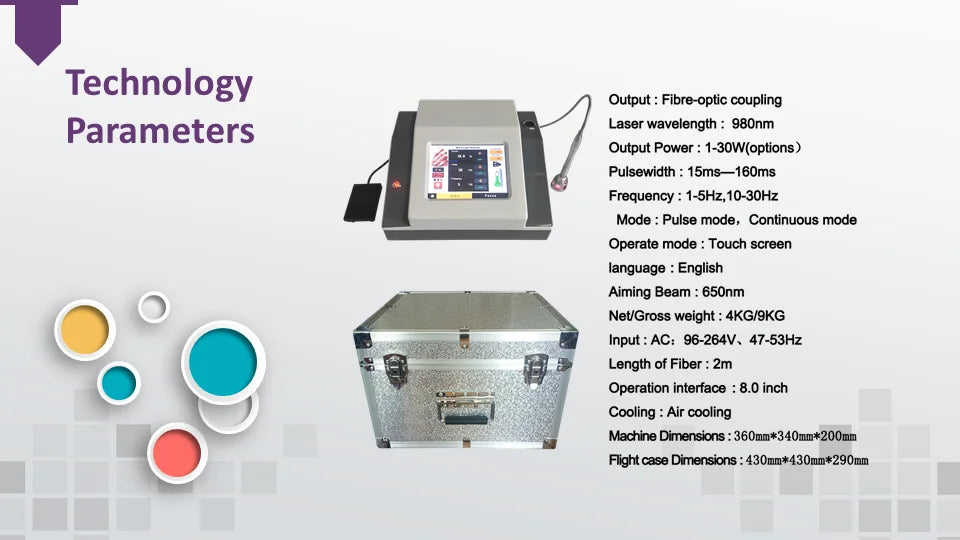 Diode Blood Vessels Removal Nail Fungus BEST 60W 980nm  Vascular Removal Machine Remove Spider Veins