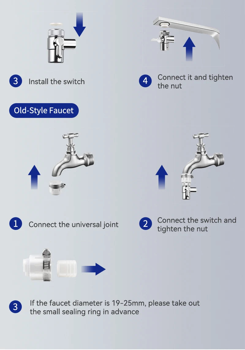 Wheelton Stainless Steel Kitchen Tap Filter Water Purifier Faucet Composite Activated Carbon Household Drinking Filtration Home