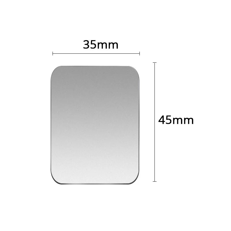5PCS Car Phone Holder Metal Plate Magnetic Holder Round Square Sticker iron Sheet for Mobile Tablet Magnet Disk Desk Car Stand