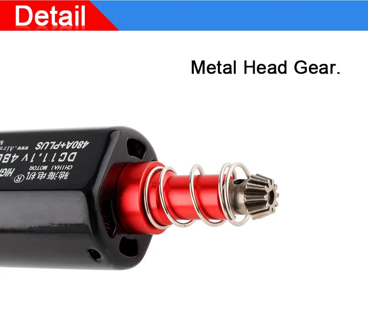 chihai motor 480 Long-axis High Speed Custom 48K Motor for XWE M4 Ver.2 Gearbox Modification Upgrade Water Gel Beads Parts