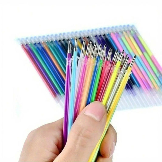120 pcs. Multi-Color Universal Glitter Gel Refill for Art Creation, Writing and Painting