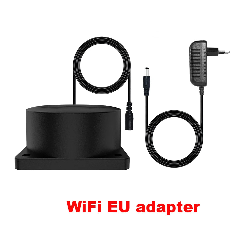 Tuya Smart WiFi Liquid Level Monitor Ultrasonic Water Level Detection High Accuracy WiFi Remote Liquid Level Gauge