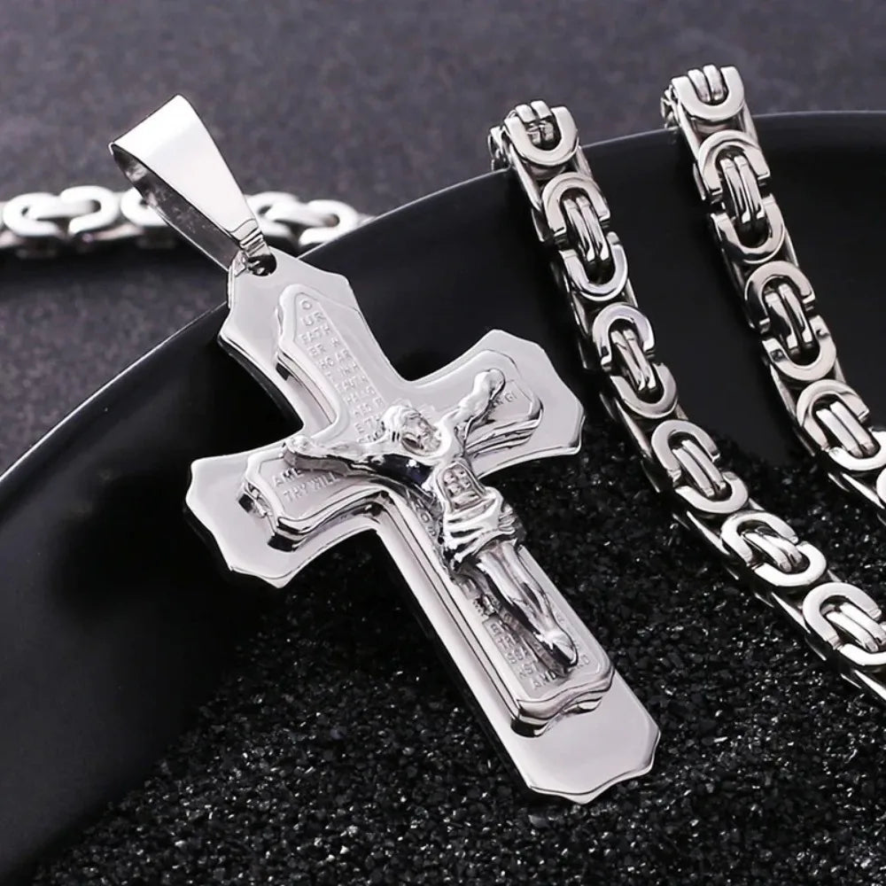 Classic Fashion Christmas Ornaments Necklace Amulet Pendant Charm Nacklace Men Punk Hip Hop Trend Mix and Match Wholesale