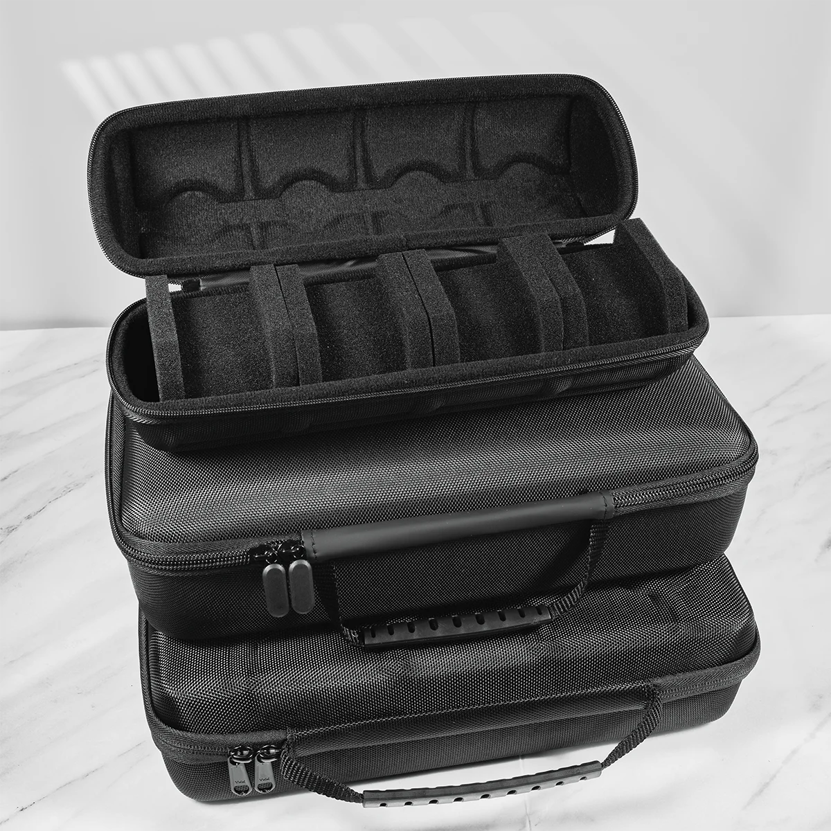 EVA Watch Storage Box Organizer for Wristwatches Smart Accessories Watches Data Cable Storage Zippered Bag Portable Travel Case