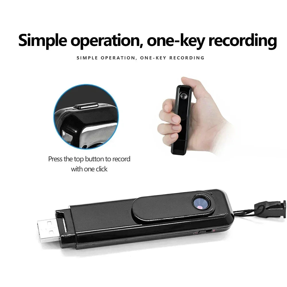 Full HD 1080P Mini Body Camera  Wearable Body Pen Cam Digital Small Sport DV Micro Camcorder  Portable Pocket Cam USB Pulg
