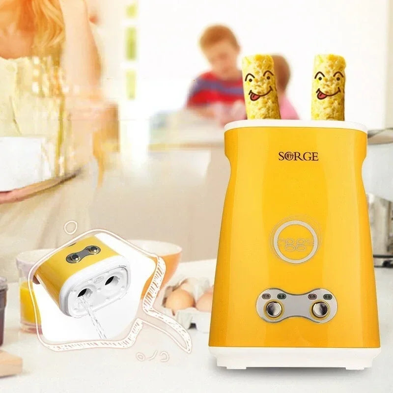 Automatic Rising Electric Egg Roll Maker Cup Breakfast Single/Double Omelette Master Fried Eggs Sausage Roller Boiler Machine EU