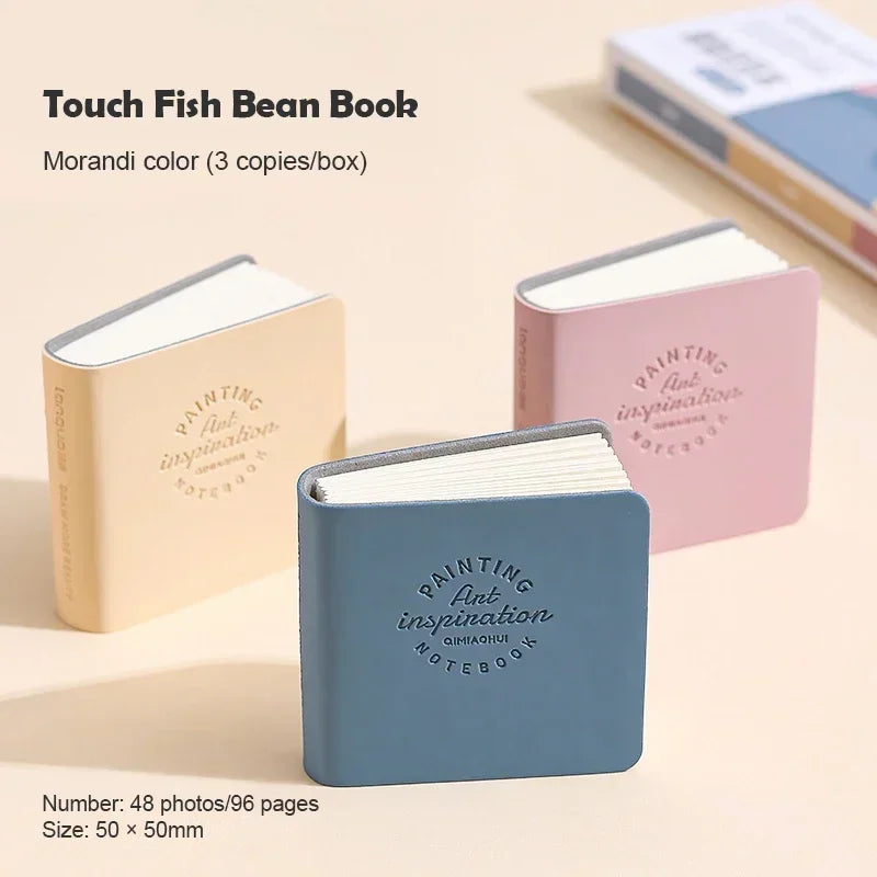 15Pcs 50x50mm Pocket Drawing Book Blank Water Color Thick Paper Mini Sketchbook 200g 48sheets Marker Painting Paper Art Supplies