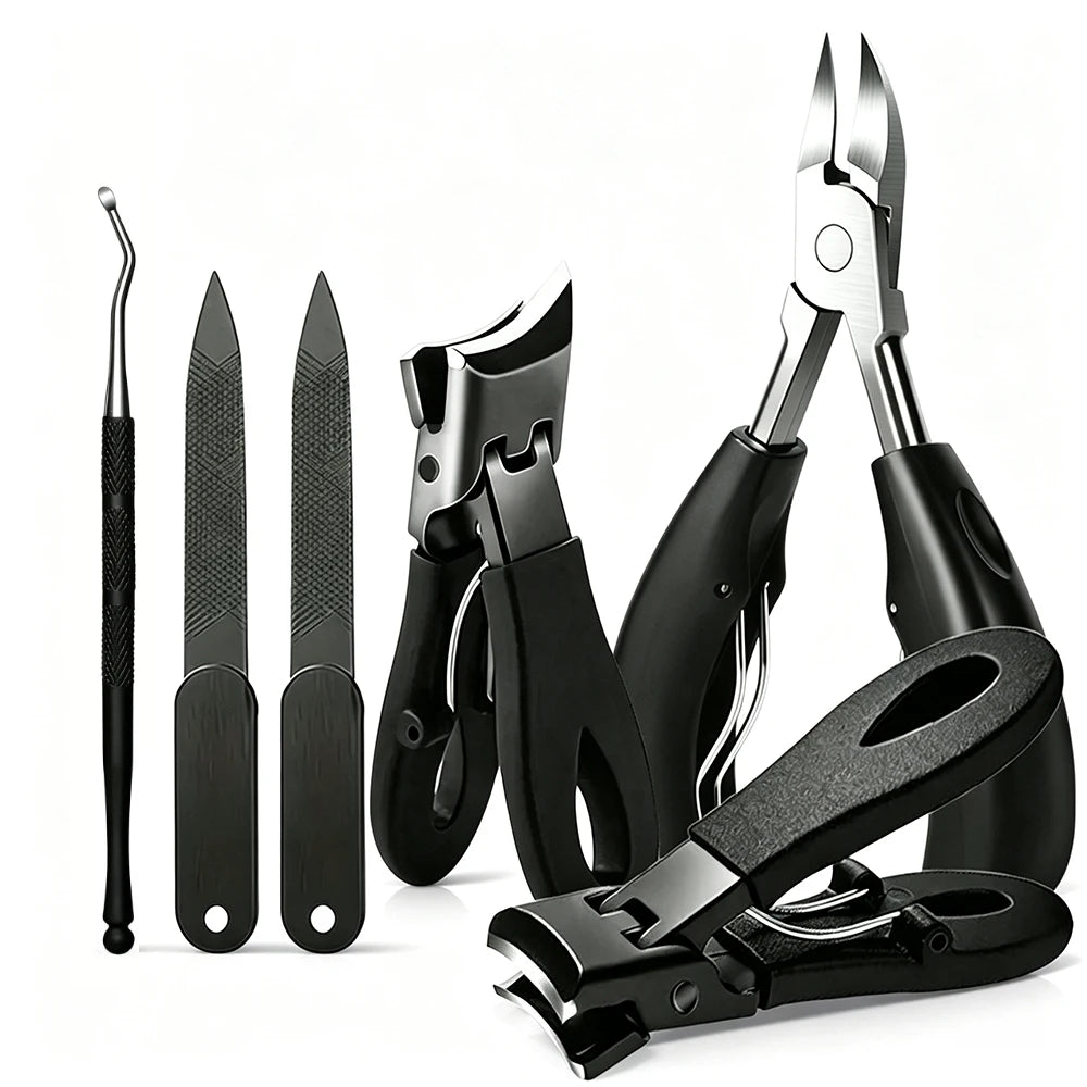 6pcs Manicure Pedicure Tool Set Labor-Saving Nail Tools for Thick Hard Nails And Easy Operation for Seniors Great for Daily Home