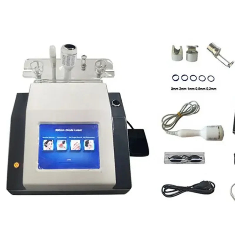 980Nm Laser Diode Vascular Spider Varicose Vein Removal Machine Treatment Fungi Physiotherapy For Nail Lipolisi Commercial Salon