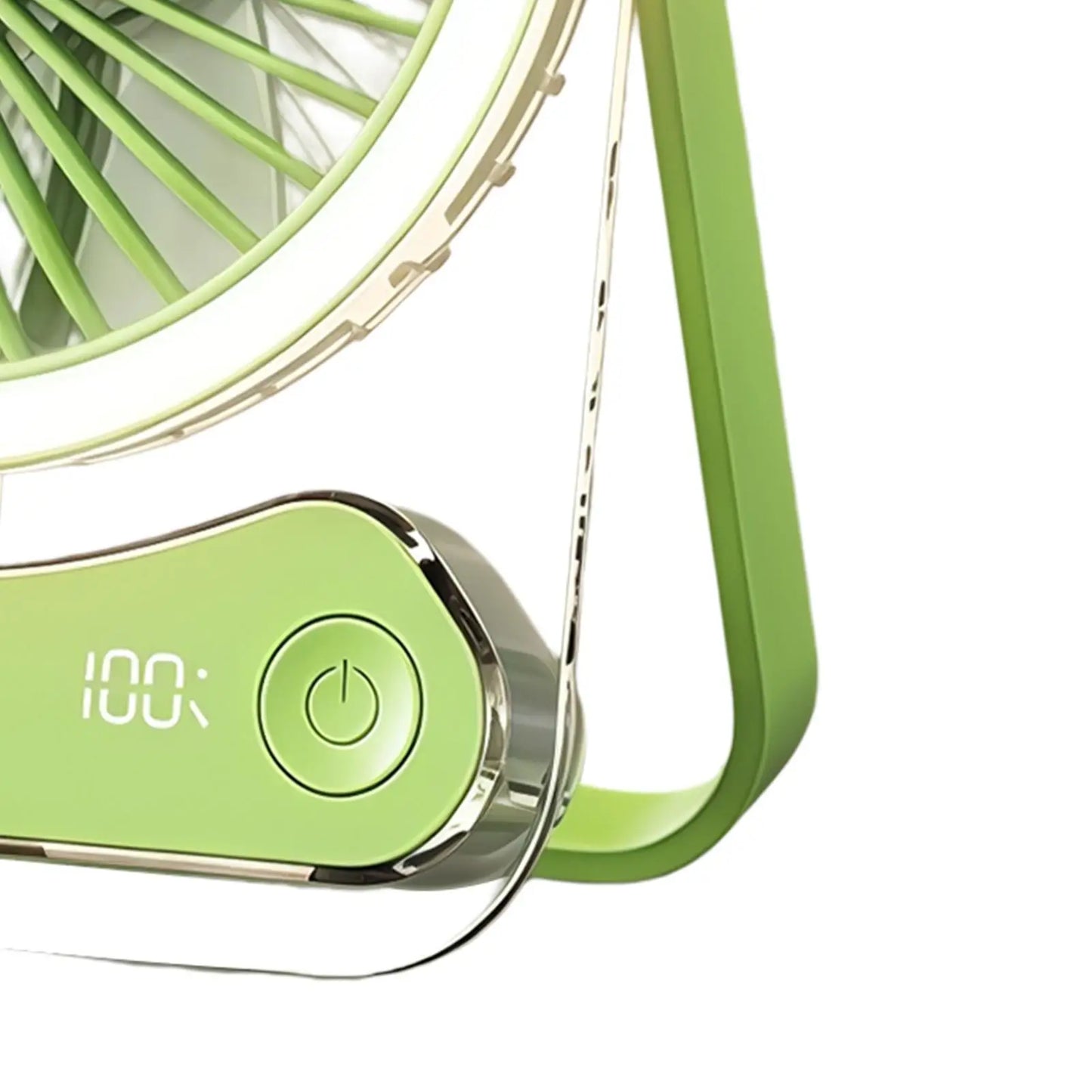 Travel Fan For Sleeping Long Lasting 5 Speeds Foldable LED Lights Device Portable Fan USB Rechargeable For Home Office Bedroom