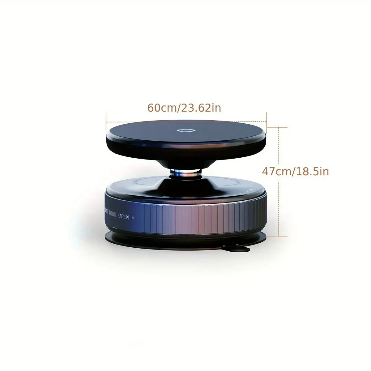 utton Exhaust Vacuum Magnetic car Phone Holder - Portable, Easy to Use Strong Suction Foldable & Stretchable Dual-Sided Adhesion