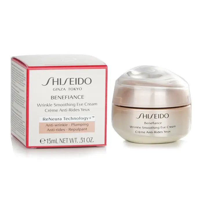 SHISEIDO Benefiance Wrinkle Smoothing Eye Cream 15ml, Original Japanese Skin Cares, Health Care