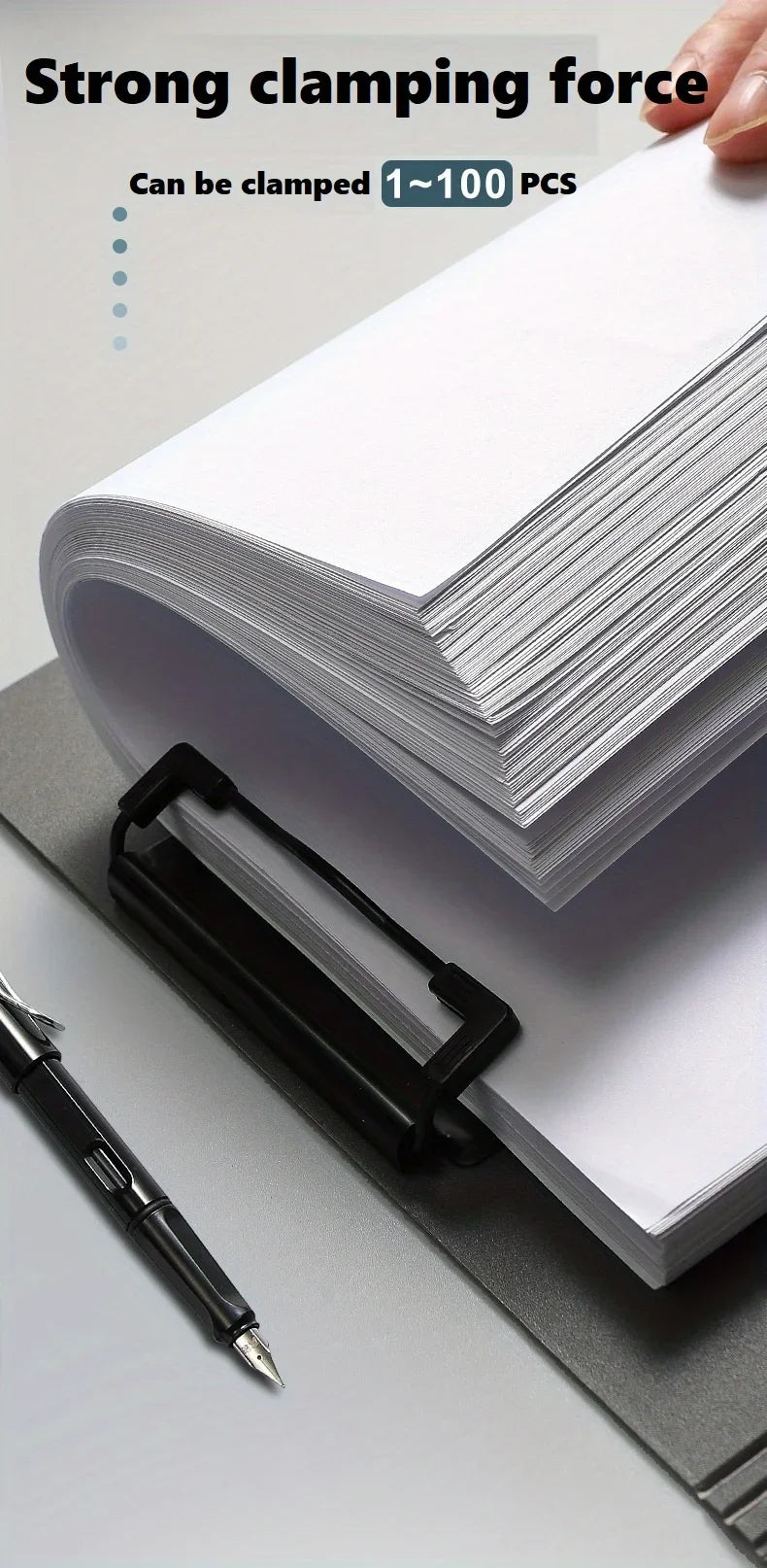 A4 File Folder & Clipboard Set, 3-in-1 Document Organizer with Cover for Business, School & Office Supplies