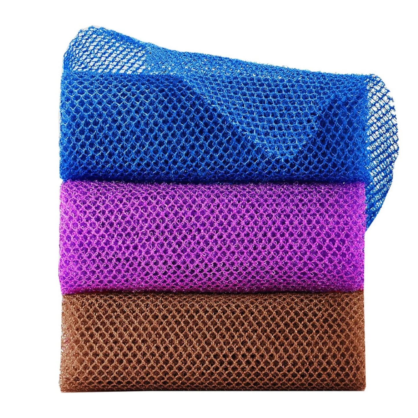 1PC African Net Bath Sponge Washcloth Reusable Long Bath Ball Net Sponge Exfoliating Net Skin Care Bathroom Accessories