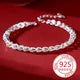 New Original 925 Sterling Silver Butterfly Necklace Star Moon Heart Key Lock Chain Link for Women Jewelry Valentine's Day Gift