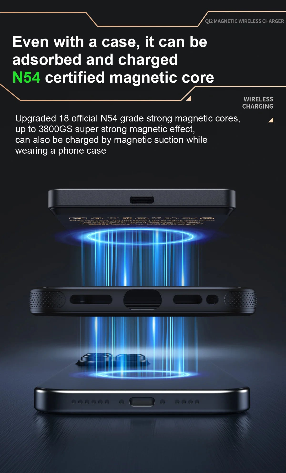 QI 2.1 Magnetic Powerbank Wireless Fast Charing Spare Portable External Battery for iPhone 12-17 Pro Watch Airpods 5000/10000mAh