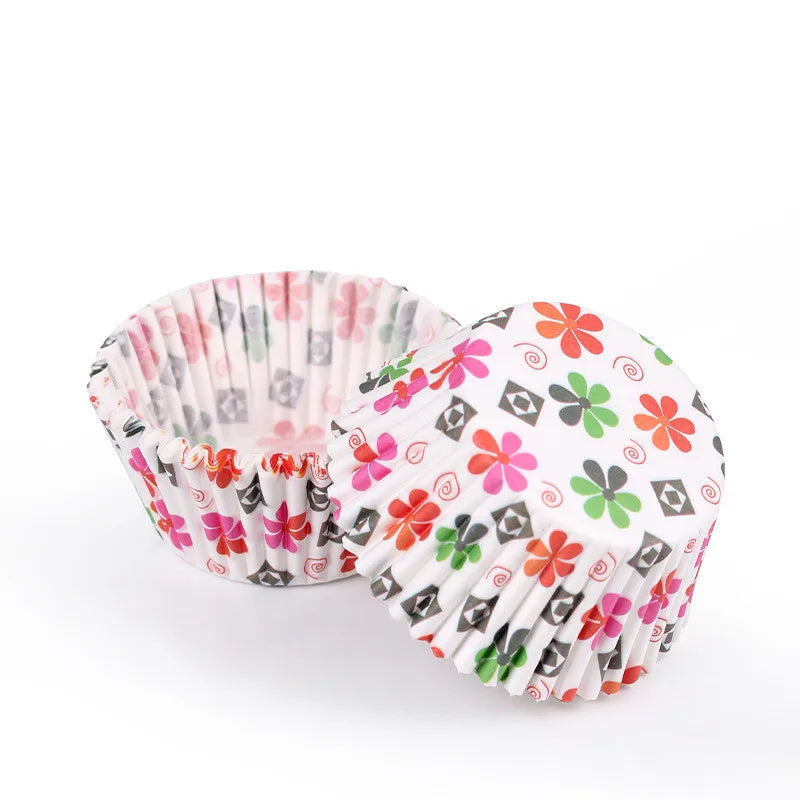 100Pcs/pack Cake Muffin Cupcake Paper Cups Cake Box Cupcake Liner Kitchen Baking Accessories Cake Mold Decorating Tools