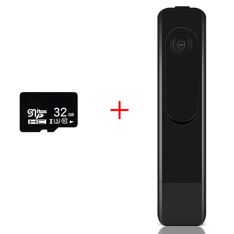 Full HD 1080P Mini Body Camera  Wearable Body Pen Cam Digital Small Sport DV Micro Camcorder  Portable Pocket Cam USB Pulg