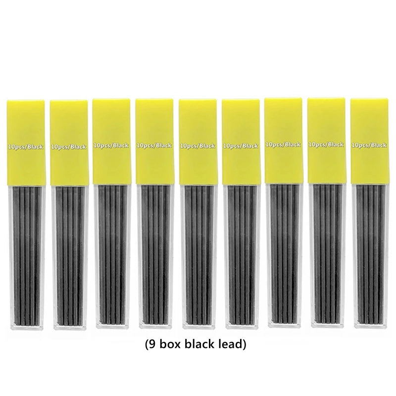 2.0 mm Mechanical Pencils Set 2B Automatic Student Pencils with Sharpener Color Pencil Leads School Pens Kawaii Cute Stationery