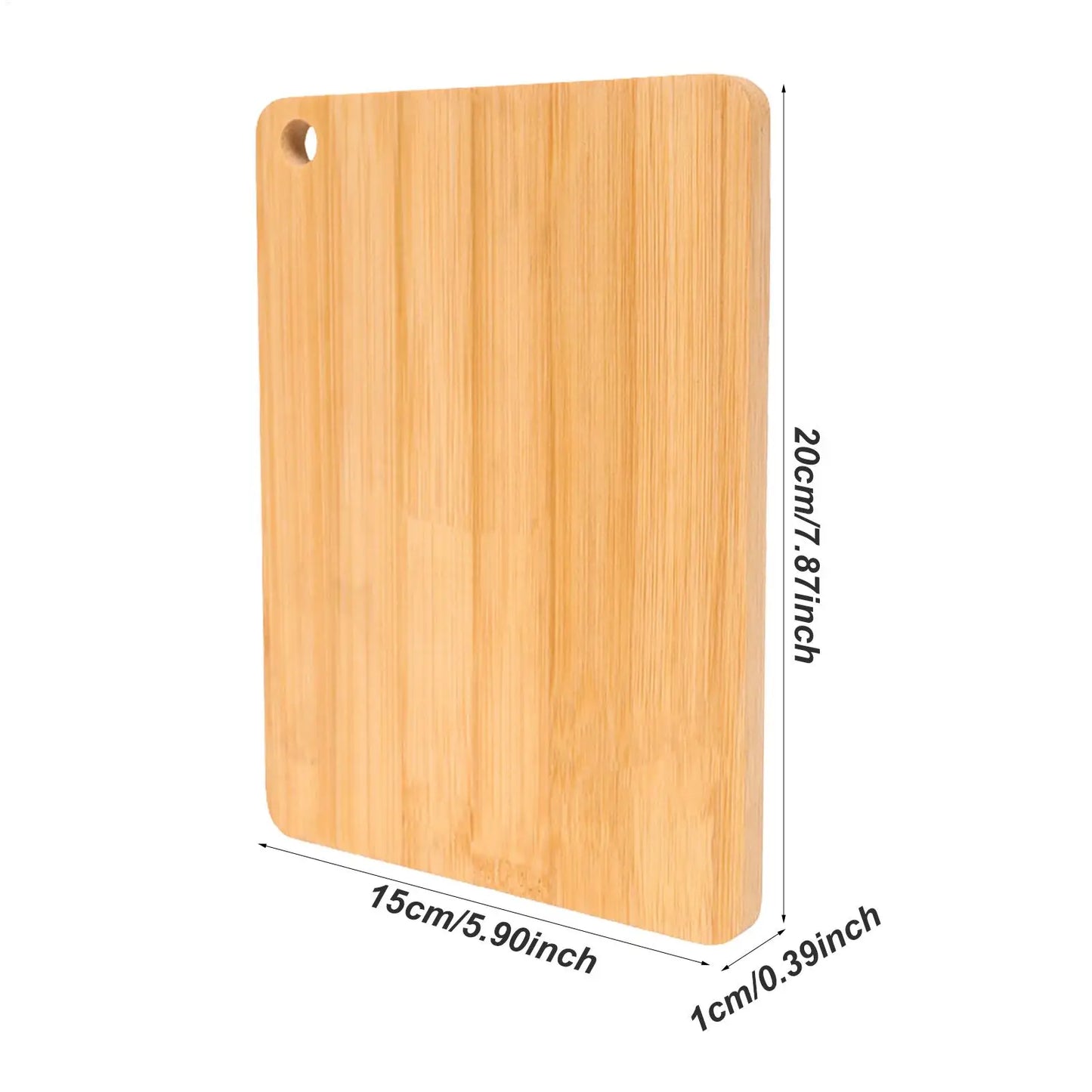 Wooden Cutting Board Bamboo Food Cutting Table Kitchen Serving Board Thickened Chopping Panel for Meat Fruit Vegetables Bread