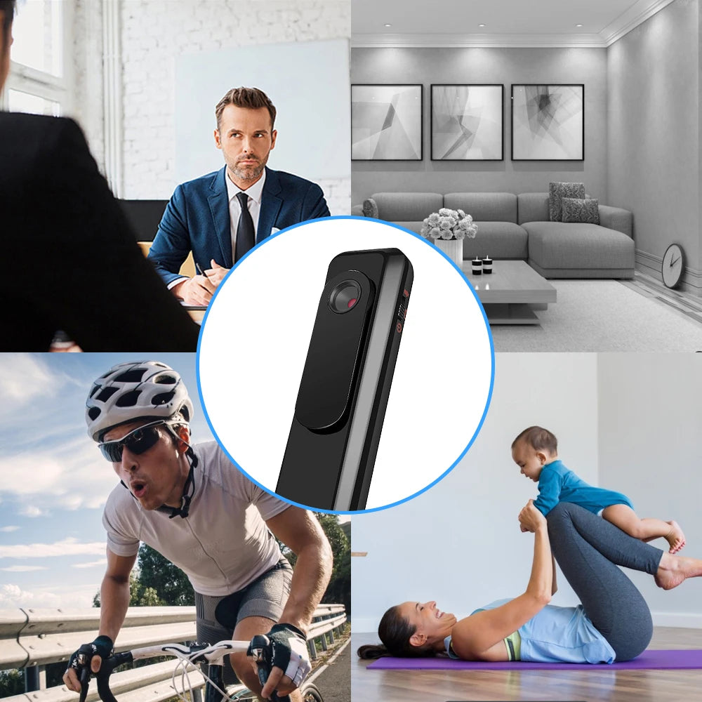 Full HD 1080P Mini Body Camera  Wearable Body Pen Cam Digital Small Sport DV Micro Camcorder  Portable Pocket Cam USB Pulg