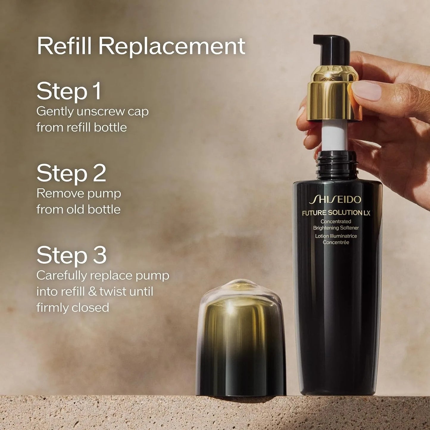 SHISEIDO Future Solution LX Concentrated Brightening Softener 170ml, Facial Lotion Original Skincares, Smooths & Clarifies Skin