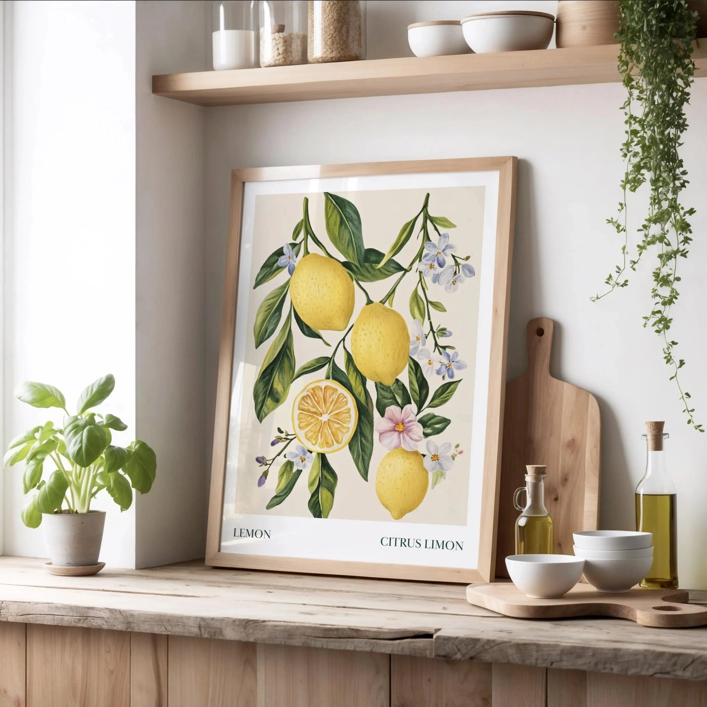Retro Limon Cello Lemon Fruit Canvas Print Positano Lemon Strawberry Fruit Market Poster for Modern Bedroom Kitchen Home Decor
