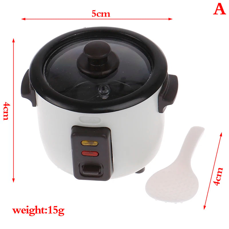 1PC Dollhouse 1/12 Scale Mini Bread Machine Miniature Kitchen Access Toaster Home Decoration Spoon Shovel Cookware Model