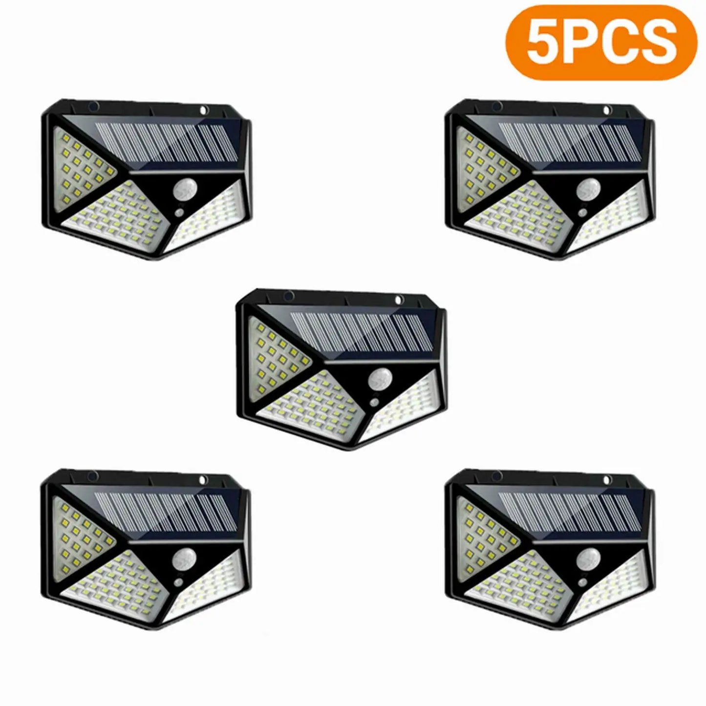 100 LED Outdoor Solar Lamp Outdoor Garden Decoration Solar LED Light Waterproof Sunlight Powered Spotlight with Motion Sensor