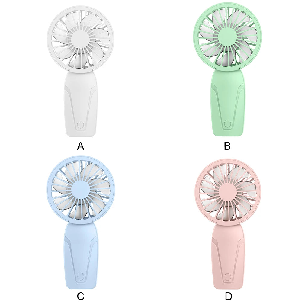 Travel Upgraded Portable Fan 3 Speed Silent Mini Handheld Fan USB Charging Handheld Small Fan for Kids Women Men Indoor Outdoor