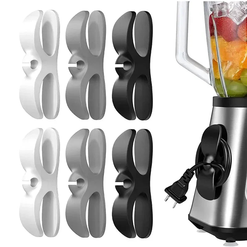 MAOYYE 6pcs/4pcs Cable Winder Cable Clip Holder Cable Organizer Easy To Install Multi-function Suitable For Kitchen Appliances